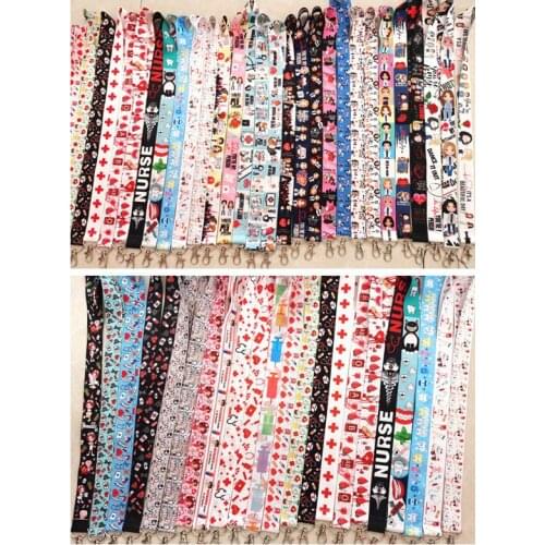 New Greys Anatomy Doctor nurse Neck Strap Lanyards Badge Holder Rope Pendant Key Chain Accessories