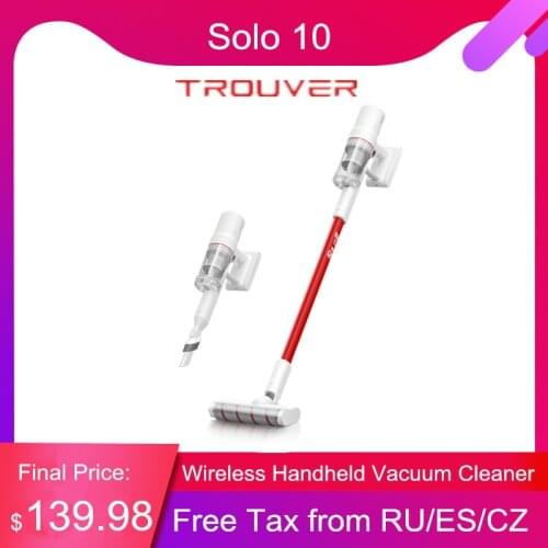 New TROUVER Handheld Vacuum Cleaner SOLO 10 For Home Car Wireless Sweep Multi functional Brush 18000Pa cyclone Suction Dust