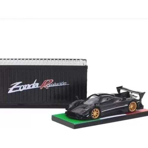 TW model 1:64 Pagani Zonta container packaging Taiwan limited edition Collect die casting alloy trolley model