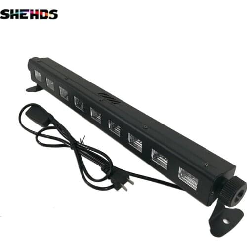 Ultraviolet LED Wall Washer Lamp Purple LED Bar 9x3W UV Party Disco Club Light For Landscape Wash Wall Stage Effect Lighting
