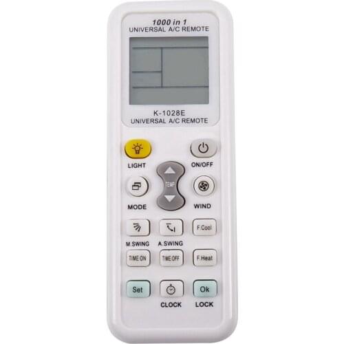 Universal Wireless K-1028E 1000 In 1 Ac Digital Lcd Remote Control For Air Conditioner
