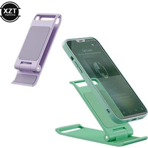 Universal Mobile Phone Holder Adjustable Fold Desktop Stand For iPhone Samsung Huawei Xiaomi Stable Protective Holders