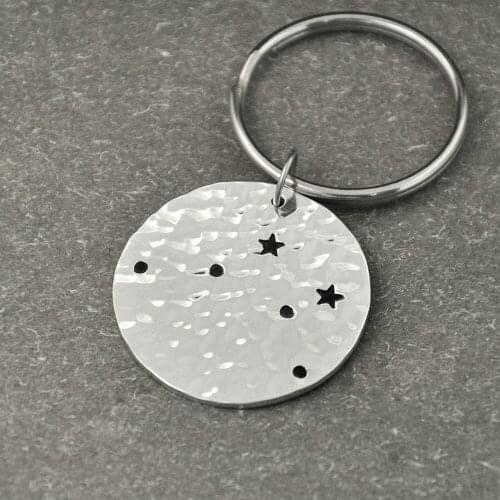 Libra Constellation keychain,Libra Sign Birthday Gift, Horoscope keychain, Astrology Jewelry,Zodiac keychain