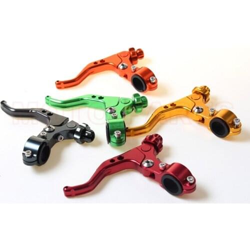 Billet Short MX Stunt Clutch Lever Perch Assembly 2 Fingers For 22mm 7/8" Handlebar Dirt Bike