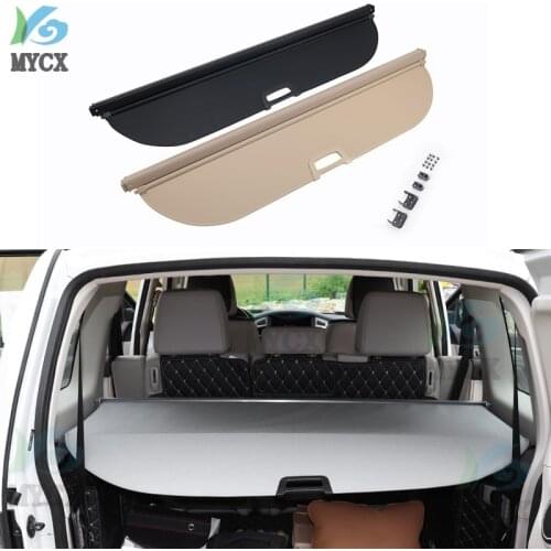 Car Rear Trunk Parcel Shelf Security Liner Blind Cover Cargo Shield For Mitsubishi Pajero V93 V97 V73 2005-2019 Accessories