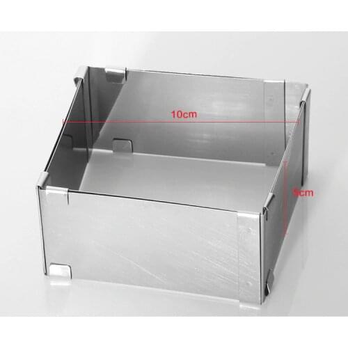 1PC 10-18cm Adjustable Square S/Steel Pastry tools Mousse Cake Ring Mold Layer Slicer Cutter DIY Cake Mold KX 221