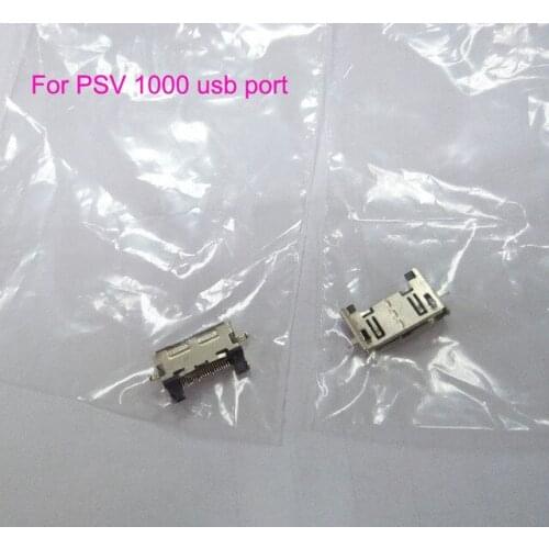 10pcs/lot USB Data Power Charge Port Socket Connector for PSV1000 PS Vita psv 1000 psvita