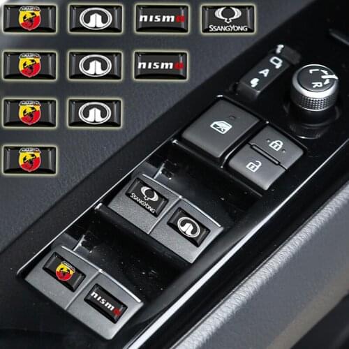 10pcs Car Random Sticker Car Window Switch Small Sticker For Opel Astra H J G K Insignia Corsa D Vectra C Zafira B Accessories