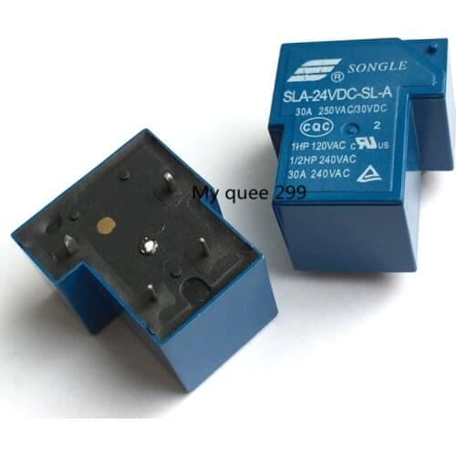 2PCS/lot Power relays SLA-24VDC-SL-A 24V 30A 4PIN T90