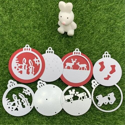 4pc Christmas bell snowflak Metal Cutting Dies Stencils For DIY Scrapbooking Decorative Embossing Handcraft Die Cutting Template