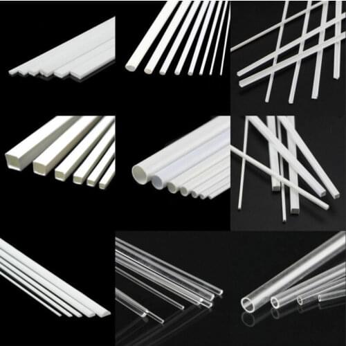 5 x ABS Styrene/Acrylic Strip Tube Stick Angle Model Building Craft Architecural