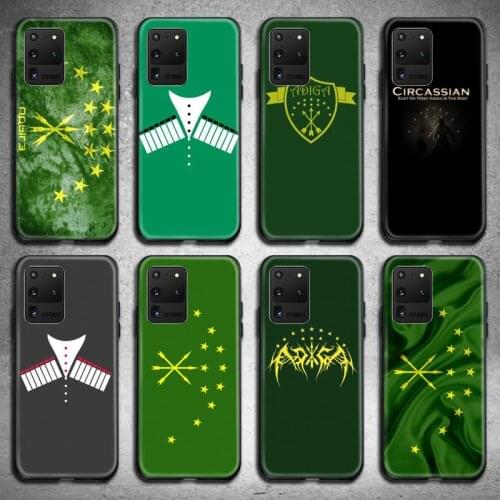 Adygea Circassian Flag Phone Case for Samsung Galaxy S20 FE plus Ultra S6 S7 edge S8 S9 plus S10 5G lite 2020