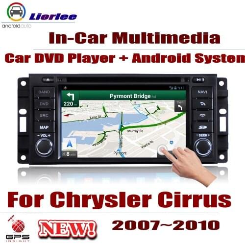 For Chrysler Cirrus 2007-2010 Car Android Player DVD GPS Navigation System HD Screen Radio Stereo Multimedia audio