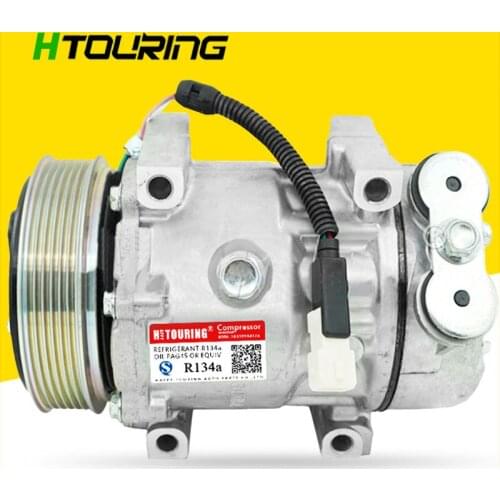 SD7V16 A/C Compressor for Peugeot 206 306 406 806 607 807 for Citroen C5 C8 9645306580 6453CL 9626902180 6453JF 1237 1211F 6PK