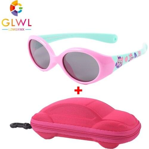 Colorful Sunglasses Polarized Glasses For Children Sports Lenses Sun Boys Oval Sunglasess Kids Eyewear Cover Girls Mirror Safety