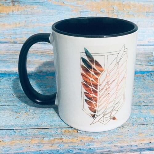 Attack on Titan Scout Regiment Coffee Mug 11oz Summer Ceramic Mug Boy Gift Mug Friends Birthday Milk Cup