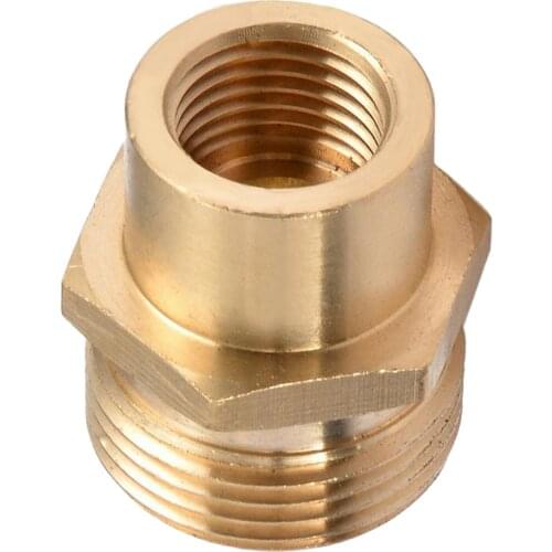 Brass Garden Hose Adapter, 1/4 Inch Solid Quick Adapters Hose Connectors, Female to Male Adapter