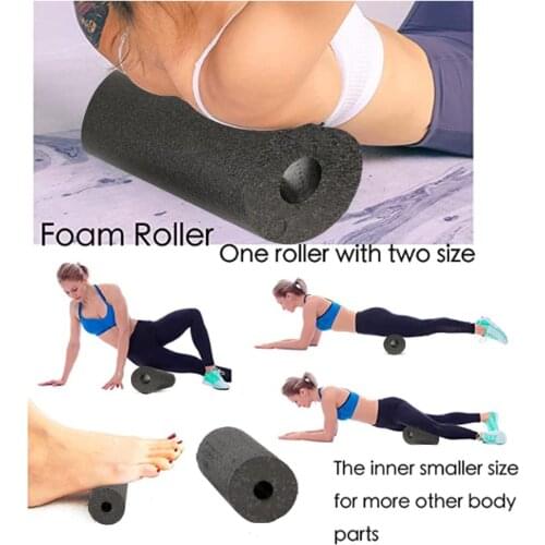 4 Pcs/set Yoga Foam Roller Set Hollow For Deep Tissue Massage Exercise Neck Back Leg Arm Feet Muscles Recovery Release Exercises