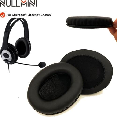 NullMini Replacement Earpads for Microsoft Lifechat LX3000 LX-3000 LX 3000 Headphones Earmuff Earphone Sleeve Headset