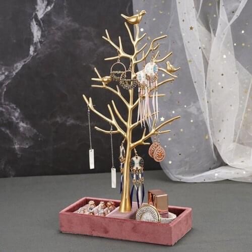 Jewelry Display Tree Jewelry Stand Ring Stand Jewelry Storage Rack Earrings Necklace Holder Storage Box Stand Tower