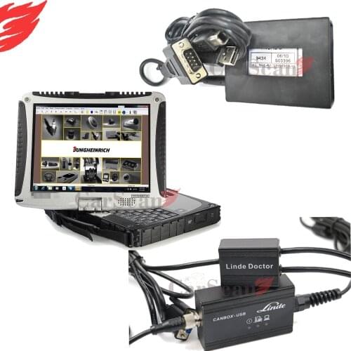 Linde pathfinder linde software truck expert forklift software with Jungheinrich JETI ForkLift judit incado scanner tools