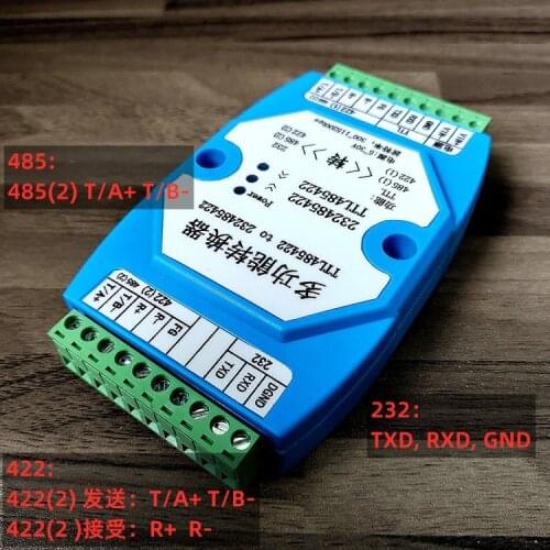TMutual conversion TL RS485 RS422 TO 232 485 422 Send receive Mutual Converter Adapter high-speed isolation TVS surge protection