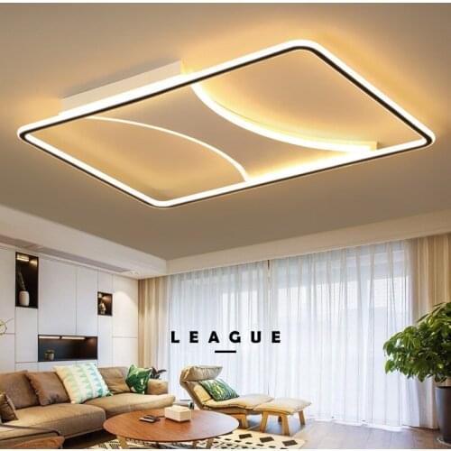 Modern Living Room Bedside Aluminum living room bedroom lighting light ceiling light fans E27 led ceiling lamps