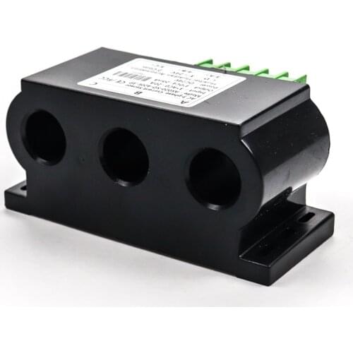 Three-Phase Current Transmitter 4-20mA Output Hall Effect AC Current Sensor 0-100A 0-200A