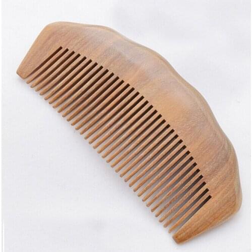 Top quality hand made natural ebony hair comb wooden hair comb 12.5cmx5cmx1cm