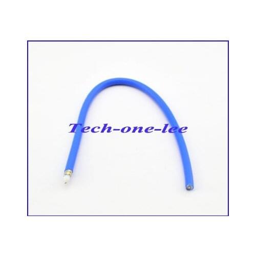 10 piece/lot 1M Coaxial RF cable RG402 Soft Pigtail Extension Insulation Cable with FEP blue jacket