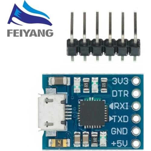 20pcs CP2102 MICRO USB to UART TTL Module 6Pin Serial Converter UART STC Replace FT232