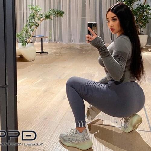 3 Colors Super Elastic Stretch Waist Pants Three-Stripe Sports Fitness Bottoming Trousers