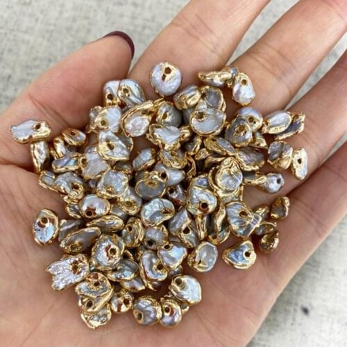 5pcs/lot Natural Pearl Beads Pendants Small Loose Pearl Beads Pendants Charms for Making Jewelry Necklace Accessories 8-10 mm