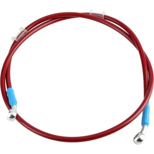 50cm/60cm/90cm/120cm Motorcycle Brake Pipe Braided Hydraulic Reinforce Brake Clutch Oil Hose Line Pipe Tube for Racing Dirt Bike
