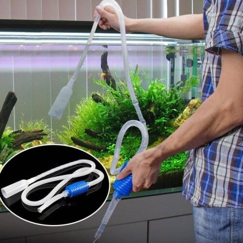 Aquarium Fish Tank Vacuum Water Change Siphon Gravel Suction Pipe Filter Fr Fish Tank Vacuum Water Change Pump Tools Filters