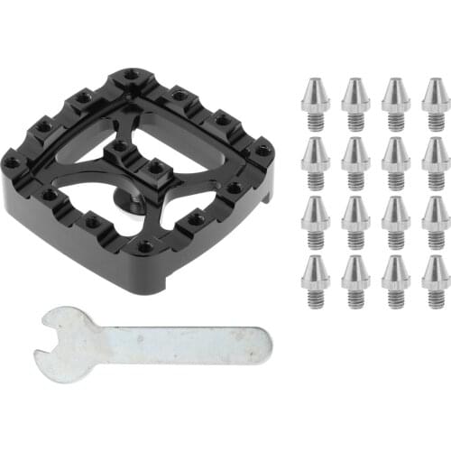 CNC Aluminum Small Brake Pedal Pad Cover Footrest Pad Cover Anti-Skid for Harley FX Touring XL FXDL Off-road