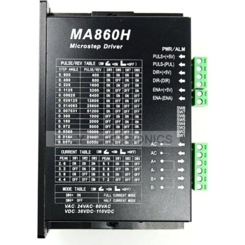 CNC 86 110 Stepper Motor Driver for Nema23/Nema34/Nema42 7.2A/AC18-80V/DC24-120V