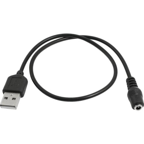 DC 3.5 x 1.35mm Female to USB 2.0 A Male Connector Power Cable