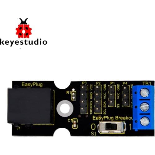Keyestudio EASY Plug RJ11 6P6C Breakout Board Shield for Arduino