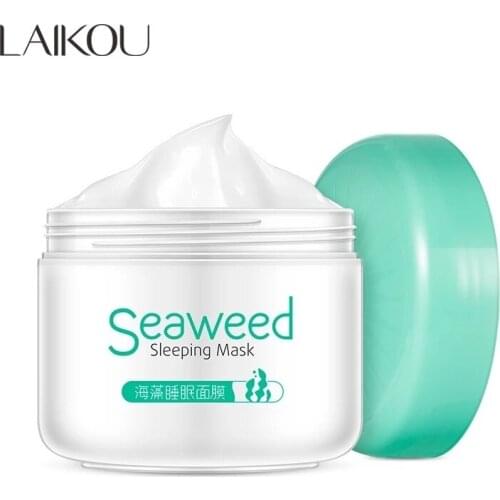 LAIKOU Seaweed Essence Disposable Sleeping Jelly Moisturizing Firming Skin Moisturizing Moisturizing Mask 120g