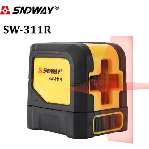 SNDWAY laser level self leveling laser Leveler Vertical & Horizontal 2 cross lines Super Powerful Green Red laser beam line tool