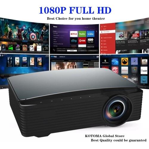 New Arrival KOTOMA 2021 PRO65 Smartphone Android 1920*1080p Home Theater Projector Data Show WIFI Beamer for School