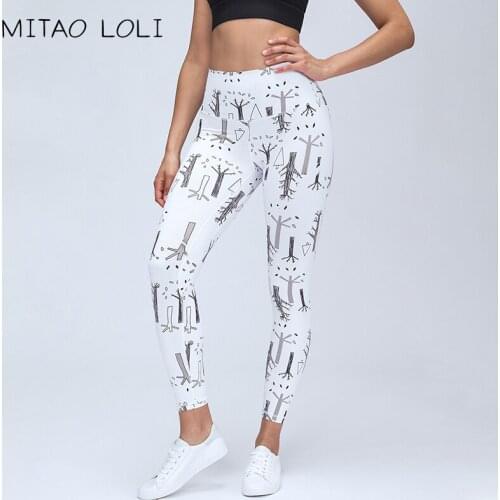 MITAO LOLI CLASSIC Cotton Feel 7/8 Length Sport Legging Yoga Pants Women Soft Nylon 4-Ways Stretchy Training Workout Gym Tights