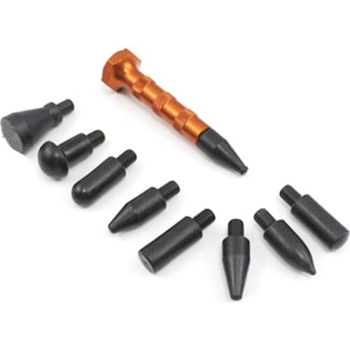 Tools Kits Rubber Hammer+10pcs Leveling Pen Paintless Dent Repair Tool Hail Dent Removal Kit Hand Tool Set Kits