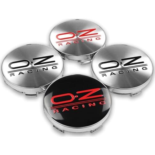 4PCS 60MM OZ Racing Car Wheel Center Hub Caps 56MM Emblem Sticker Decal For BMW Audi Ford Kia VW Car Decoration Accessories