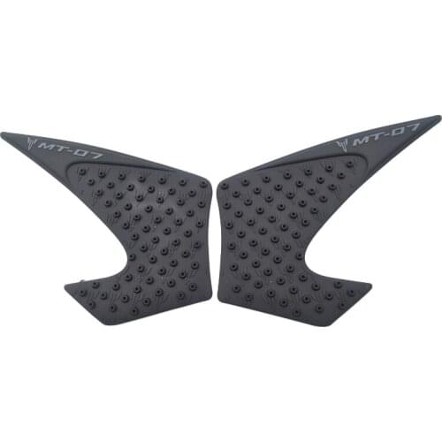 For Yamaha MT-07 MT07 MT 07 2014 2015 2016 Motorcycle Tank Pad Protector Sticker Decal Gas Knee Grip Tank Traction Pad Side 3M
