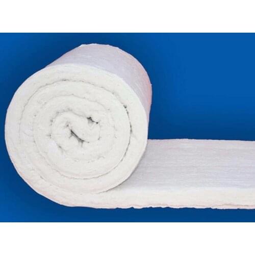 Aluminium Silicaat Anti refractory ceramic fiber blanket aluminum silicate needled blanket industrie Building 24"x118"x0.4"