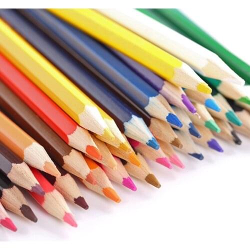 Profession 48 Colors Oily Color Pencil Color Lead Paint Brush Water Soluble Colored Pencil Set Hand-Painted School Supplies