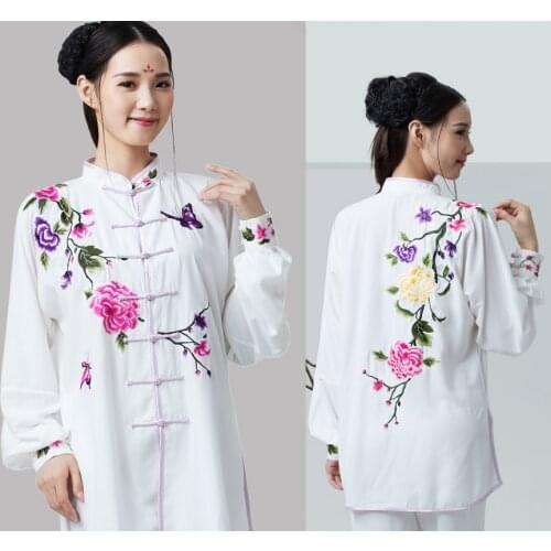 Embroidery Tai Chi Clothes Woman Wushu, Kung Fu,martial Art Suit Chinese Stlye Sportswear
