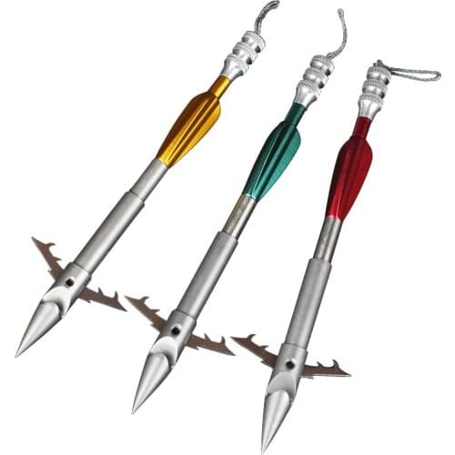 1pcs Fishing Slingshot Arrows Powerful Deepwater Fish Darts Outdoor Shooting Hunting Slingshot Crossbow Arrows Arrowhead